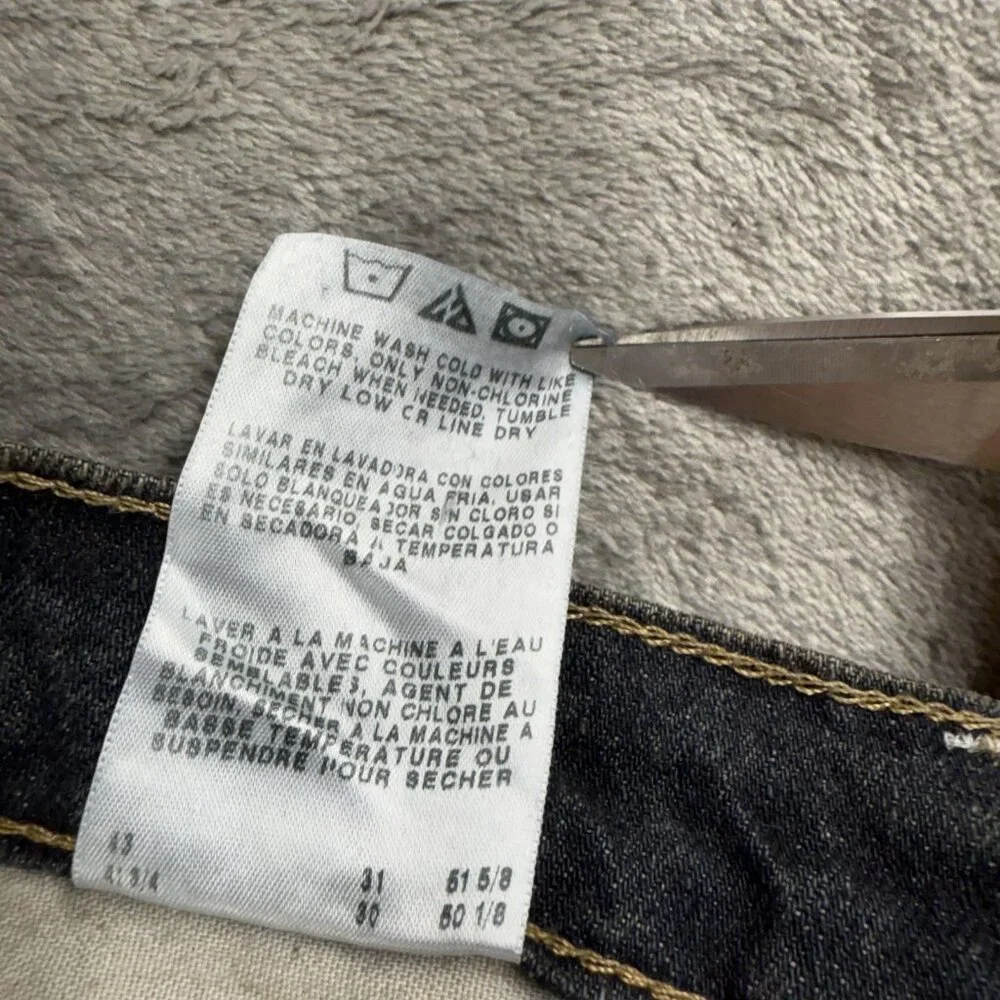 Magellan Jeans Mens 40x30 Blue Boot Cut Denim Straight Leg Cotton Pants Outdoor - Picture 10 of 14